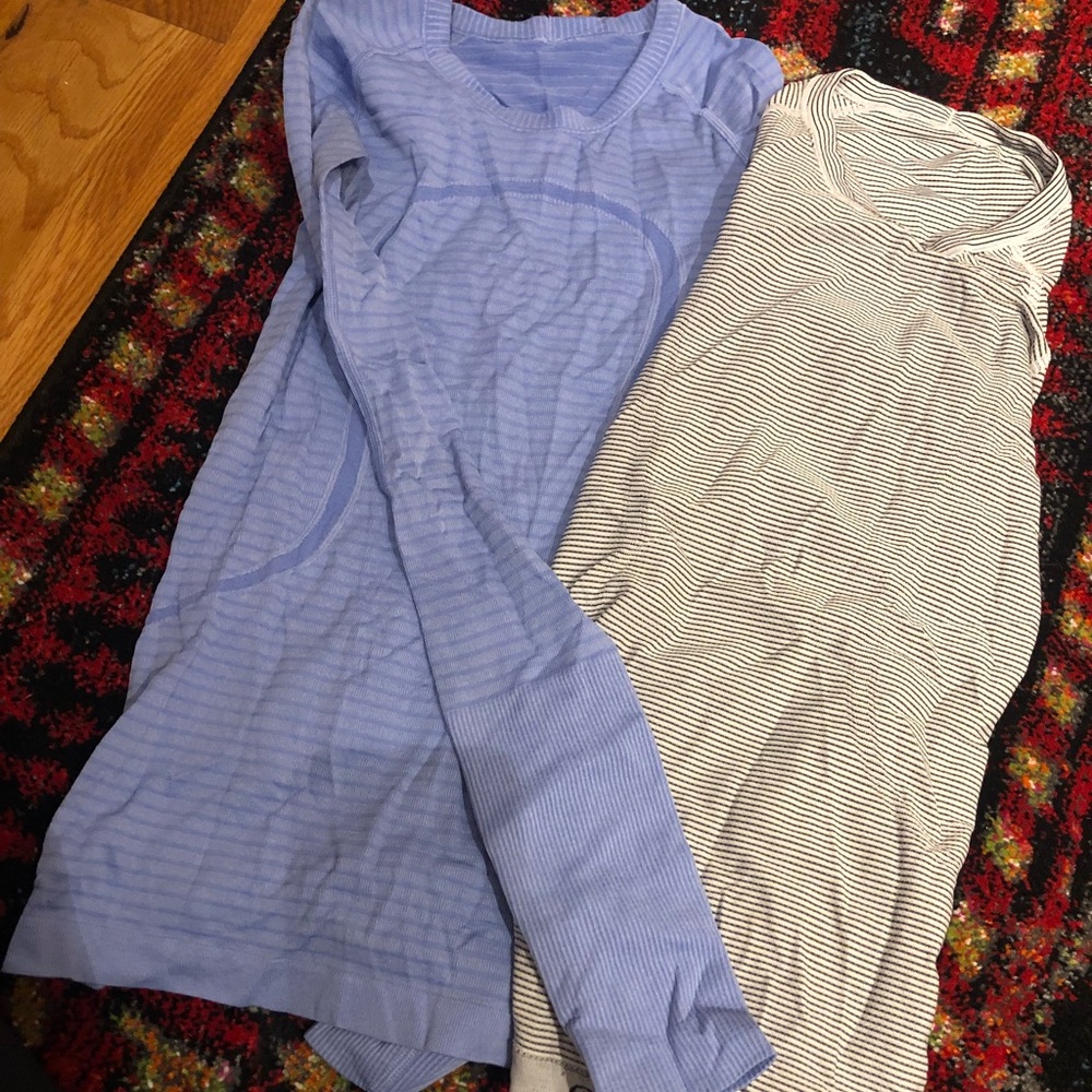 (2) Lululemon workout shirts